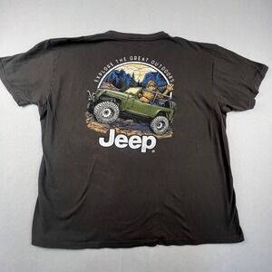 Jedco Jeep Bigfoot T-Shirt Mens 2X Sasquatch Explore Great Outdoors Off-Road Tee